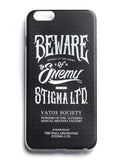 STIGMA(スティグマ)  PHONE CASE BEWARE BLACK iPHONE6/6+/5S