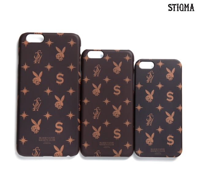 STIGMA(スティグマ)  PHONE CASE PATTERN BROWN iPHONE6/6+/5S