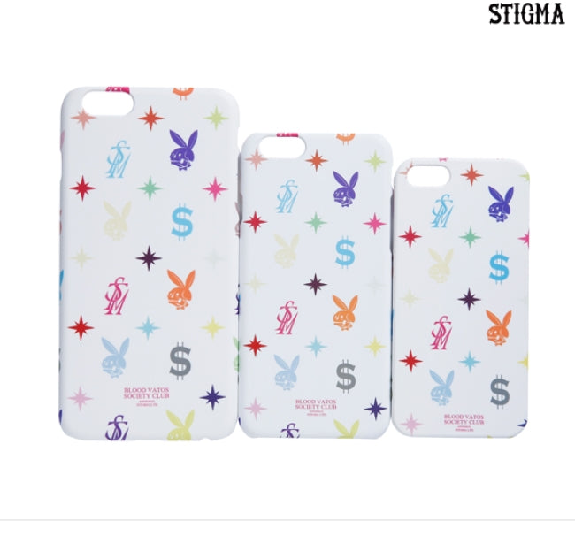 STIGMA(スティグマ)  PHONE CASE PATTERN WHITE iPHONE6/6+/5S