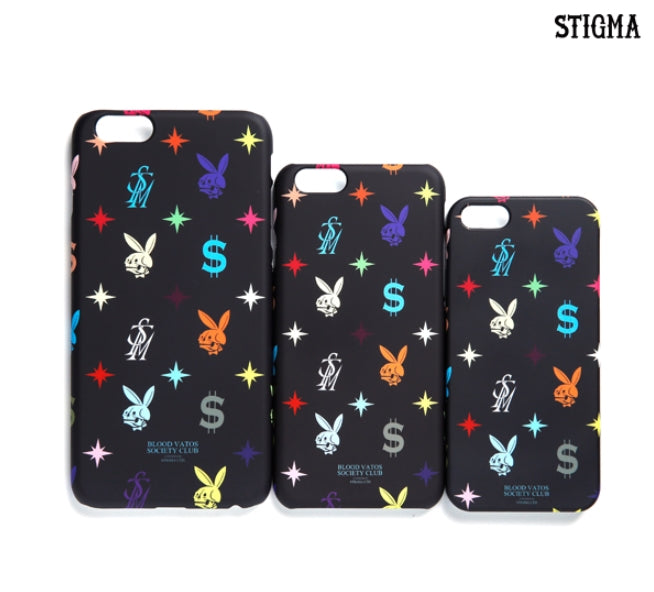 STIGMA(スティグマ)  PHONE CASE PATTERN BLACK iPHONE6/6+/5S