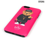 STIGMA(スティグマ) PHONE CASE COMPTON BEAR PINK iPHONE6S/6S+/7/7+/8/8+/X