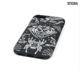 STIGMA(スティグマ) PHONE CASE EMB TATTOO BLACK iPHONE 7/7+/8/8+