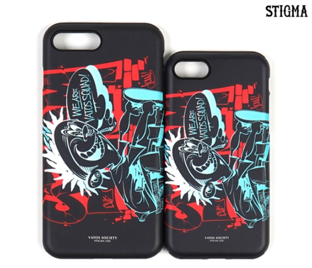 STIGMA(スティグマ)  PHONE CASE CARTOON BLACK iPHONE 7/7+/8/8+