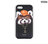 STIGMA(スティグマ)  PHONE CASE RED PANDA BLACK iPHONE 7/7+/8/8+