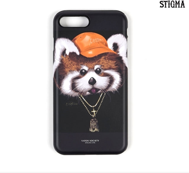 STIGMA(スティグマ)  PHONE CASE RED PANDA BLACK iPHONE 7/7+/8/8+