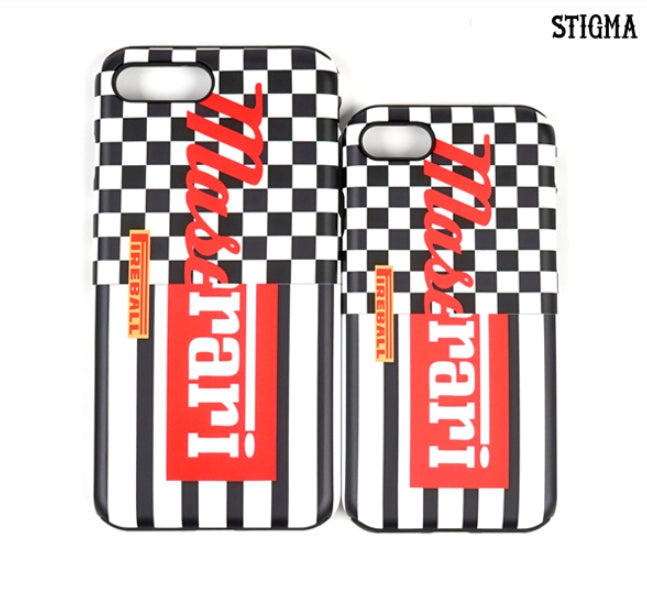 STIGMA(スティグマ)  PHONE CASE RACING CHECKER iPHONE 7/7+/8/8+