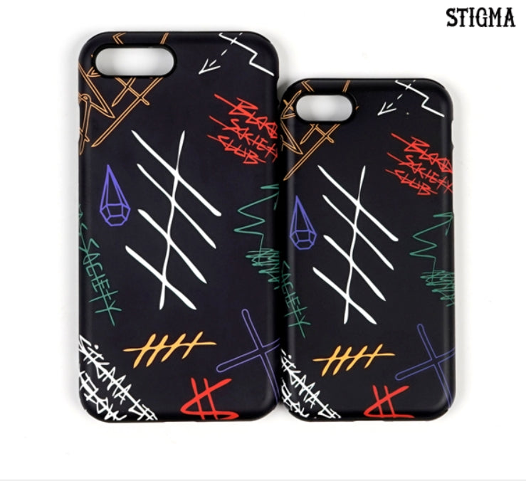 STIGMA(スティグマ)  PHONE CASE GRAFF BLACK iPHONE 7/7+/8/8+