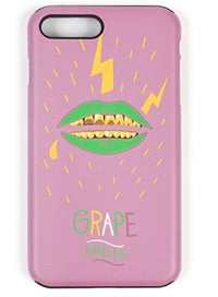 STIGMA(スティグマ)  PHONE CASE GRAPE GRILLZ PINK iPHONE 7/7+/8/8+