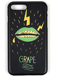 STIGMA(スティグマ)  PHONE CASE GRAPE GRILLZ BLACK iPHONE 7/7+/8/8+
