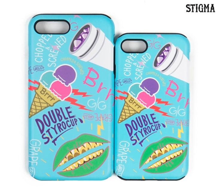 STIGMA(スティグマ)  PHONE CASE ICE CREAM MINT iPHONE 7/7+/8/8+