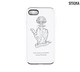 STIGMA(スティグマ)  PHONE CASE NUCLEAR WHITE iPHONE 7/7+/8/8+