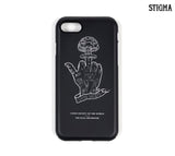 STIGMA(スティグマ)  PHONE CASE NUCLEAR BLACK iPHONE 7/7+/8/8+