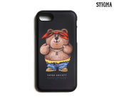 STIGMA(スティグマ)  PHONE CASE THUG BEAR BLACK iPHONE 8 / 8+ / X