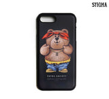 STIGMA(スティグマ)  PHONE CASE THUG BEAR BLACK iPHONE 8 / 8+ / X