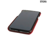 STIGMA(スティグマ)  BLACK PANTHER VELVET FABRIC CASE BURGUNDY iPhone 8 / 8+ / X