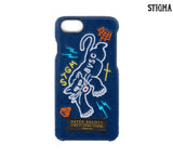 STIGMA(スティグマ)  BLACK PANTHER VELVET FABRIC CASE BLUE iPhone 8 / 8+ / X