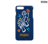 STIGMA(スティグマ)  BLACK PANTHER VELVET FABRIC CASE BLUE iPhone 8 / 8+ / X