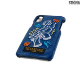 STIGMA(スティグマ)  BLACK PANTHER VELVET FABRIC CASE BLUE iPhone 8 / 8+ / X