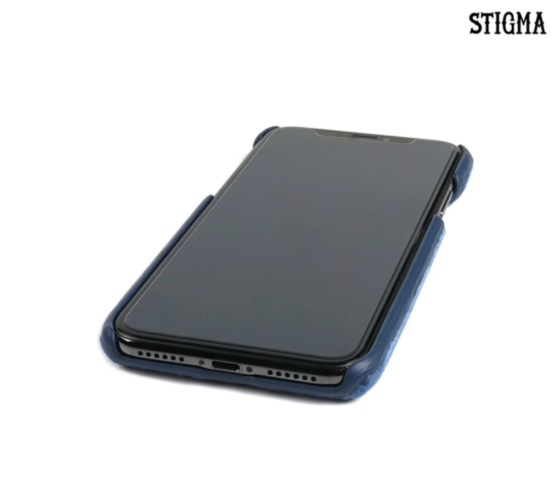 STIGMA(スティグマ)  BLACK PANTHER VELVET FABRIC CASE BLUE iPhone 8 / 8+ / X