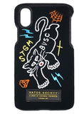 STIGMA(スティグマ)  BLACK PANTHER VELVET FABRIC CASE BLACK iPhone 8 / 8+ / X