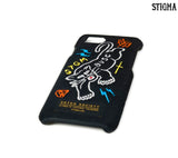 STIGMA(スティグマ)  BLACK PANTHER VELVET FABRIC CASE BLACK iPhone 8 / 8+ / X
