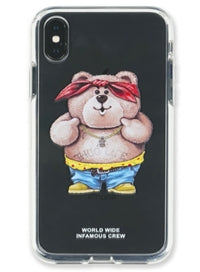 STIGMA(スティグマ)   PHONE CASE THUG BEAR CLEAR iPHONE Xs / Xs MAX / Xr