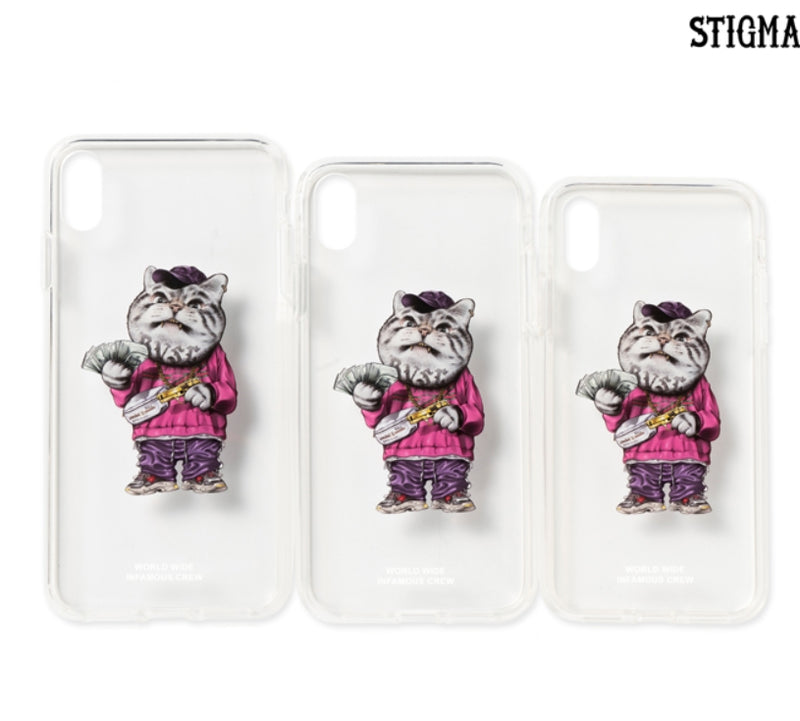 STIGMA(スティグマ)   PHONE CASE CATSGANG CLEAR iPHONE Xs / Xs MAX / Xr