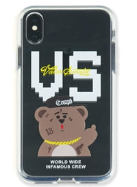STIGMA(スティグマ)   PHONE CASE VS BEAR CLEAR iPHONE Xs / Xs MAX / Xr