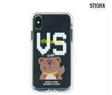 STIGMA(スティグマ)   PHONE CASE VS BEAR CLEAR iPHONE Xs / Xs MAX / Xr