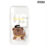 STIGMA(スティグマ)   PHONE CASE VS BEAR CLEAR iPHONE Xs / Xs MAX / Xr