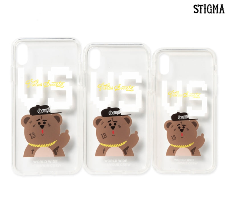 STIGMA(スティグマ)   PHONE CASE VS BEAR CLEAR iPHONE Xs / Xs MAX / Xr
