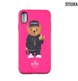 STIGMA(スティグマ)  PHONE CASE COMPTON BEAR PINK iPHONE Xs / Xs MAX / Xr