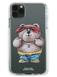 STIGMA(スティグマ)  PHONE CASE THUG BEAR CLEAR iPHONE 11 / 11 Pro / 11 Pro Max
