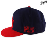 STIGMA(スティグマ) RUN THE WORLD SNAPBACK_NAVY