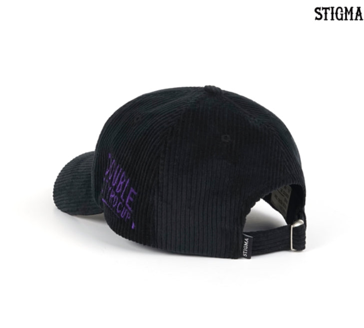 Styro Cap STIGMA(スティグマ) STYRO CUP CORDUROY BASEBALL CAP BLACK – UNDERSTUDY CLUB