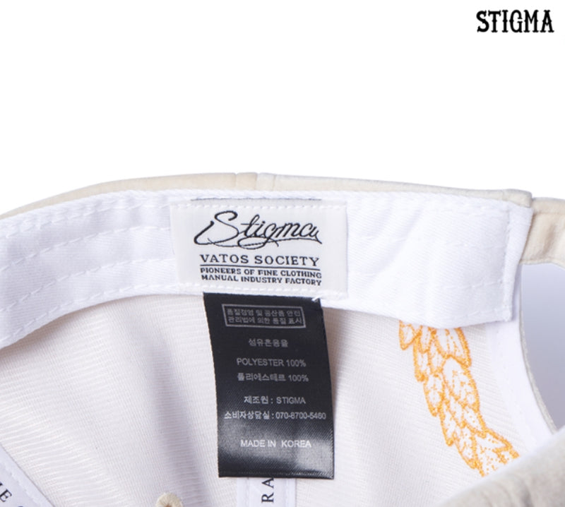 STIGMA(スティグマ)  EMPIRE VELVET BASEBALL CAP BEIGE