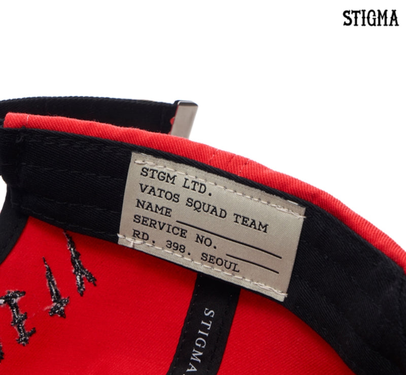 STIGMA(スティグマ)  HALF WASHED BASEBALL CAP RED