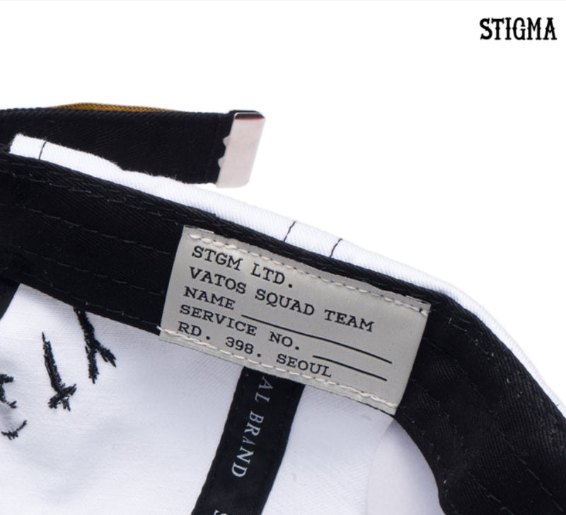 STIGMA(スティグマ)  HALF WASHED BASEBALL CAP WHITE