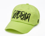 STIGMA(スティグマ)  PLUMB WASHED BASEBALL CAP NEON GREEN