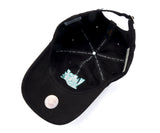 STIGMA(スティグマ)  DOTTED LINE WASHED BASEBALL CAP BLACK