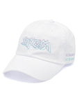 STIGMA(スティグマ)  DOTTED LINE WASHED BASEBALL CAP WHITE