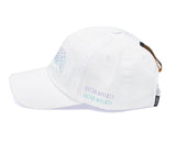 STIGMA(スティグマ)  DOTTED LINE WASHED BASEBALL CAP WHITE