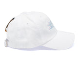 STIGMA(スティグマ)  DOTTED LINE WASHED BASEBALL CAP WHITE