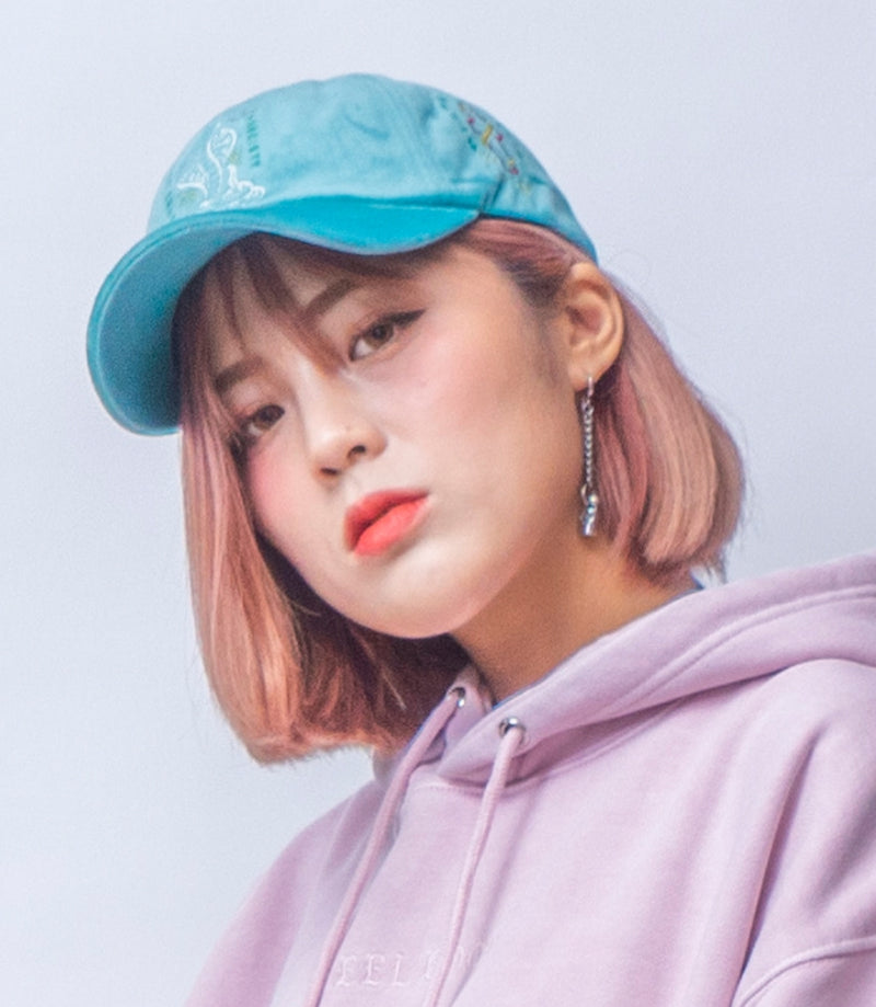 STIGMA(スティグマ)  CLASSIC VELVET BASEBALL CAP BLUE GREEN