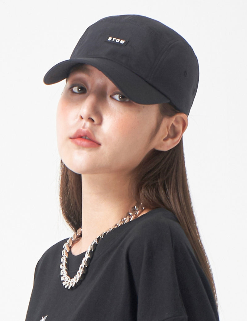 STIGMA(スティグマ)  RUBBER CAMP CAP BLACK
