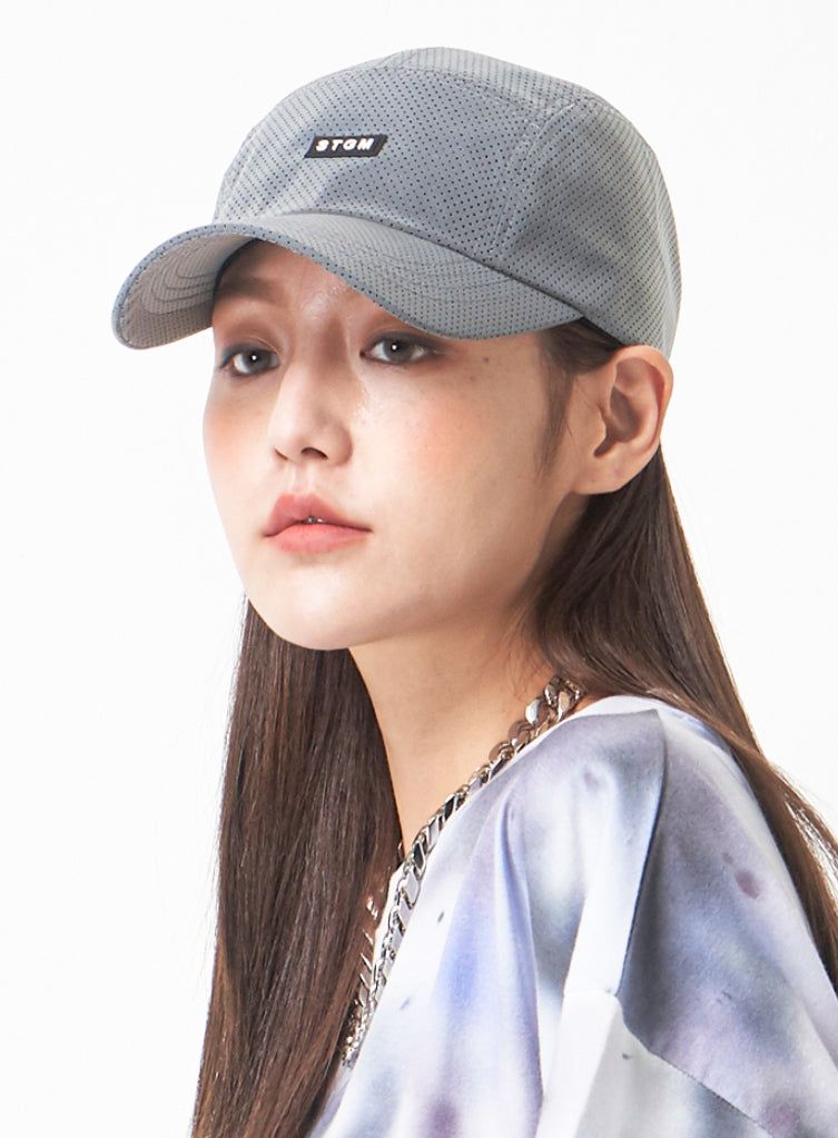 STIGMA(スティグマ)  REFLECTIVE PUNCHED RUBBER CAMP CAP GREY
