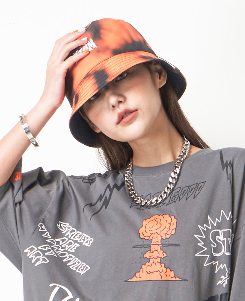 STIGMA(スティグマ)  ORANGE REVERSIBLE BUCKET HAT PATTERN
