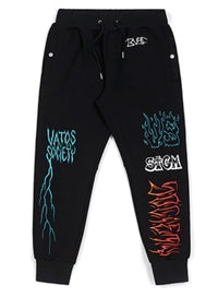 STIGMA(スティグマ)  THUNDER HEAVY SWEAT JOGGER PANTS BLACK