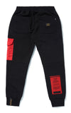 STIGMA(スティグマ)   STGM POCKET HEAVY SWEAT JOGGER PANTS BLACK