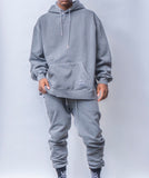 STIGMA(スティグマ)   SCRAPE PIGMENT HEAVY SWEAT JOGGER PANTS DARK GREY